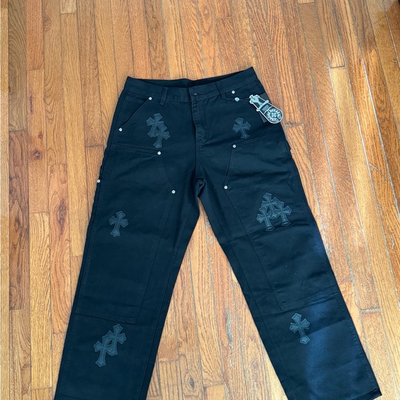 Chrome Hearts Black Cargo Pants Size 34